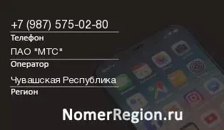 Кто звонил с 9875750280 - регион и оператор